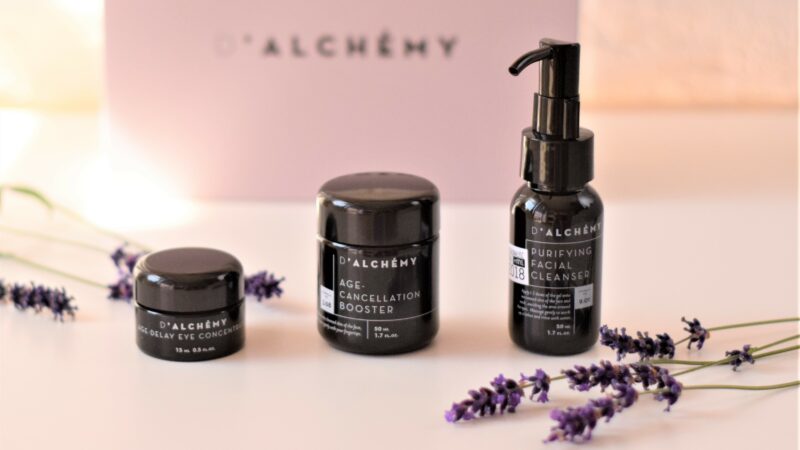 D’ALCHÉMY – AGE‑DELAY EYE CONCENTRATE, PURIFYING FACIAL CLEANSER i AGE CANCELLATION BOOSTER